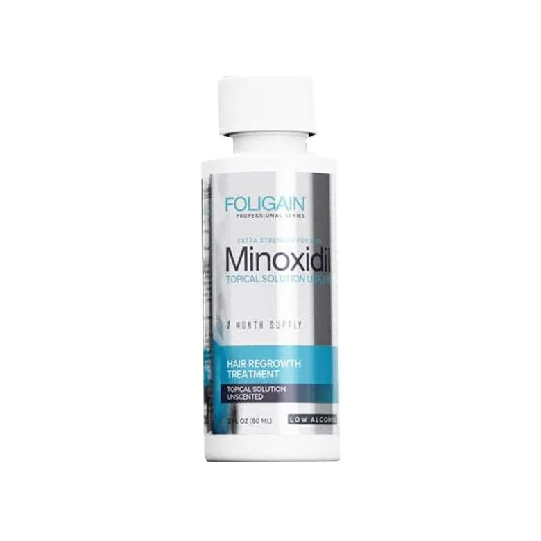 FOLIGAIN Minoksidiil 5% (madala alkoholisisaldusega) (1 pudel + pipett)