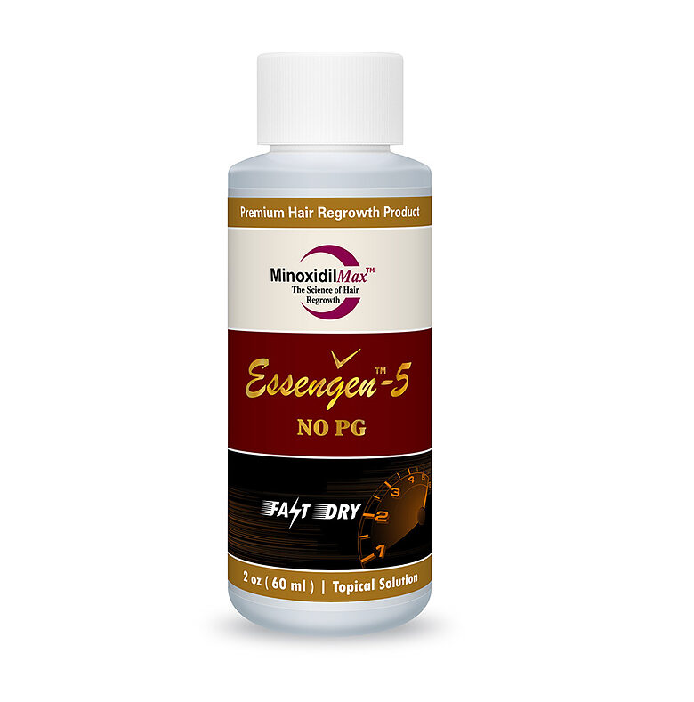 Essengen-5 FAST DRY minoksidiil 5% (propüleenglükoolivaba / 1 pudel pipetiga) 