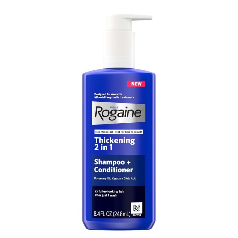 Rogaine Men's Thickening 2 in 1 Shampoo + Conditioner (248 mL)