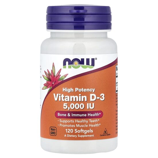Vitamin D-3 (120 softgels / 5,000 IU)