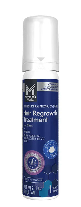 Пенка Миноксидил 5% Member's Mark Minoxidil (1 флакон) 