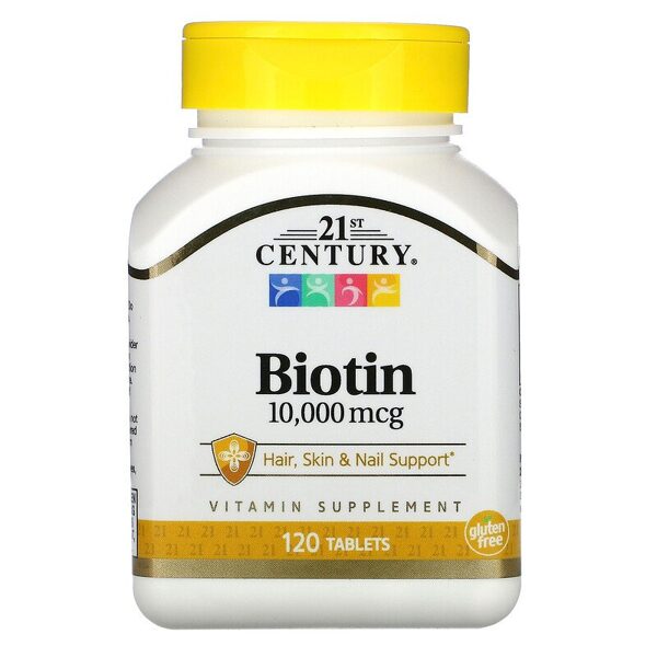 Biotin 10,000 mcg (120 tablets)