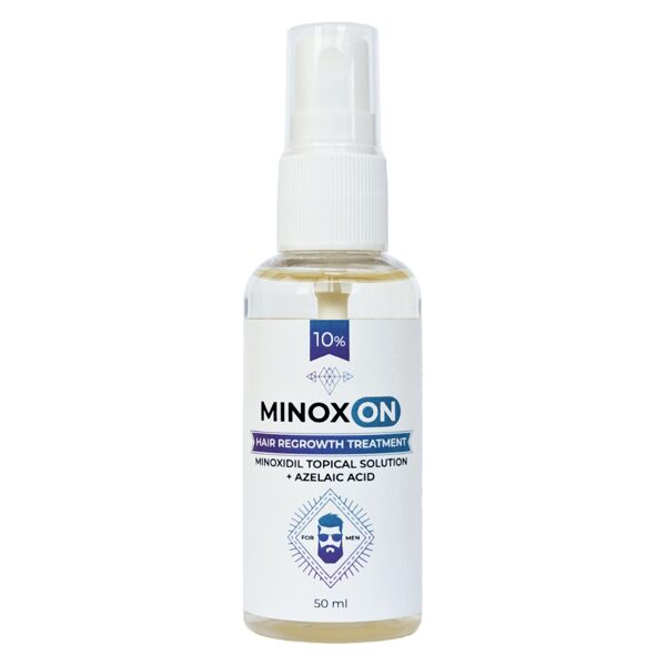 Minoksidils 10% ar azelaīnskābi (1 flakons ar aerosolu)