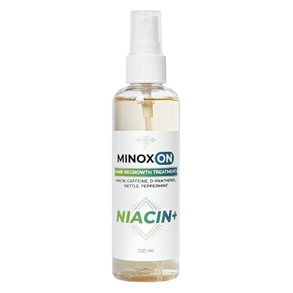 Niacin+ ar nikotīnskābi 100 ml. (1 flakons ar aerosolu)