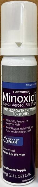 Миноксидил 5% (пенка) для женщин (1 флакон на 2 месяца)