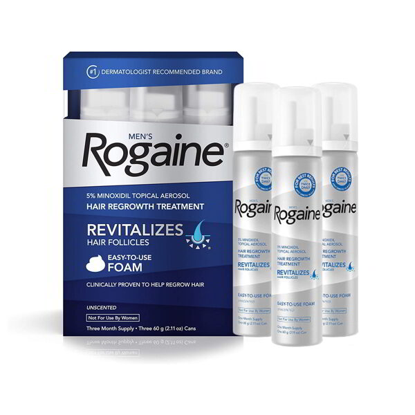 Rogaine Foam Minoxidil 5% (Set of 3 bottles)
